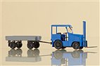 41636 Auhagen - Kleinschlepper mit Anhänger - HO-Bausatz